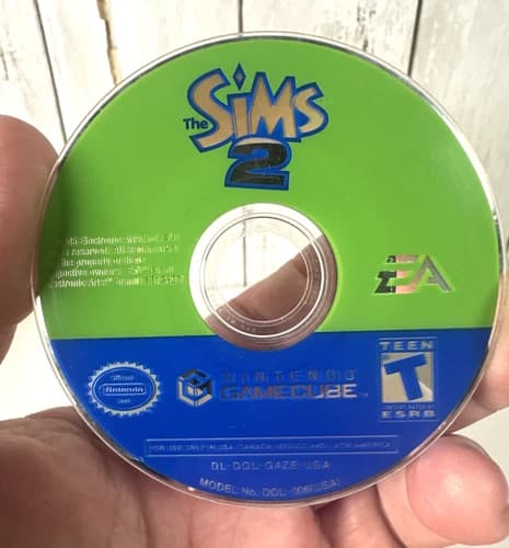 Nintendo Gamecube The Sims 2 Disc Only Cleaned & Tested
