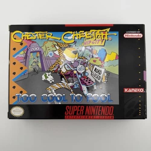 Chester Cheetah: Too Cool to Fool - CIB w/ Manual - Box - Super Nintendo SNES