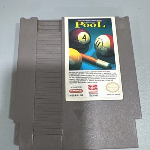 Championship Pool Nintendo NES
