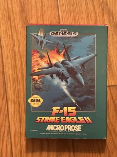 F-15 Strike Eagle II 2 Sega Genesis Microprose