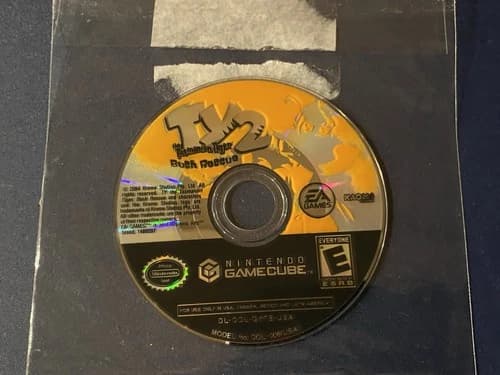 Ty the Tasmanian Tiger 2: Bush Rescue (Nintendo GameCube, 2004) Disc Only Tested
