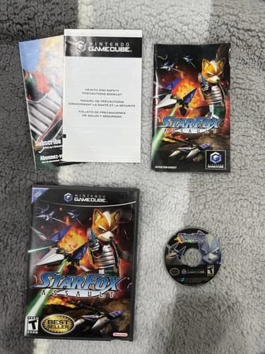 Star Fox: Assault (Nintendo GameCube, 2005) - Complete CIB w/ Manual - Tested