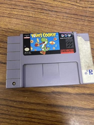 Yoshi's Cookie Super Nintendo SNES