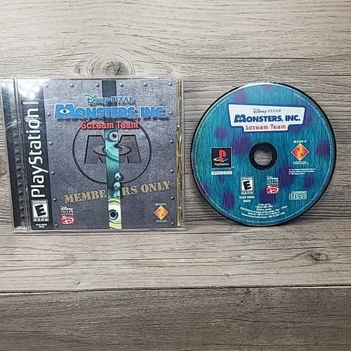 Monsters, Inc.: Scream Team (PlayStation 1, PS1, 2001) Complete, Tested