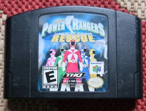 Power Rangers: Lightspeed Rescue (Nintendo 64 N64) Authentic -Tested-