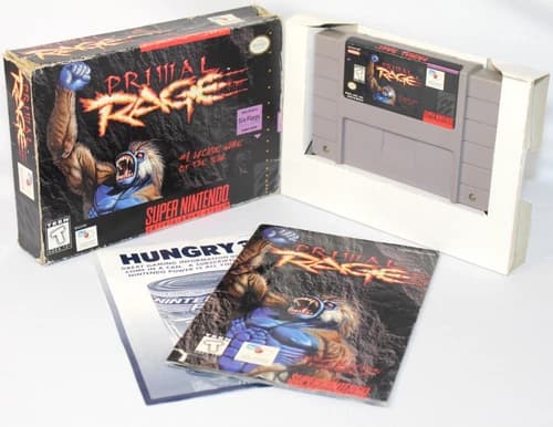 Primal Rage SNES Super Nintendo Complete CIB Authentic & Tested! Rare!
