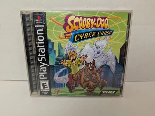 Scooby-Doo and the Cyber Chase PS1 (Playstation 1, 2001) CIB Tested