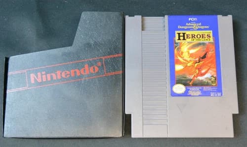 Advanced Dungeons & Dragons: Heroes of the Lance (Nintendo NES, 1990) Cart Only