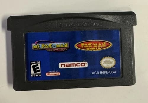 Ms Pac-Man Maze Madness Pac-Man World - Authentic Gameboy Advance Games GBA