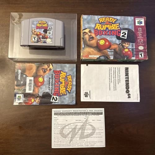 Ready 2 Rumble Boxing: Round 2 (N64 Nintendo 64) Complete - Tested - Authentic