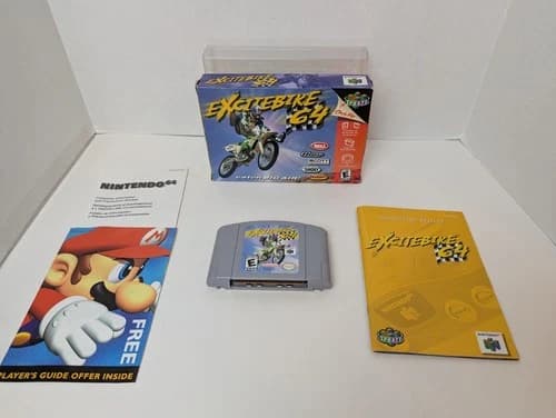 Excitebike 64 N64 (Nintendo 64, 2000) CIB Tested