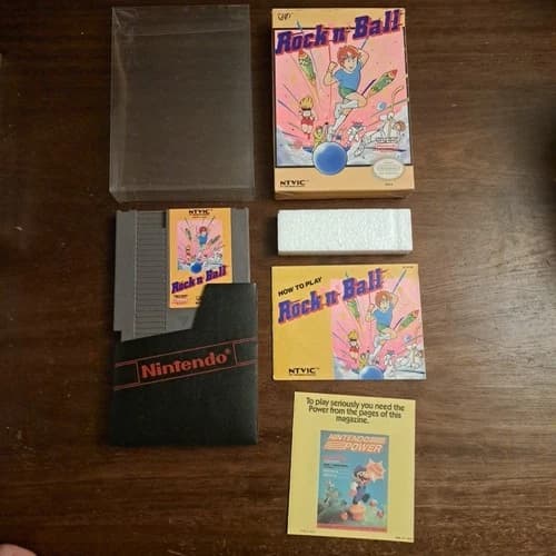 Rock 'n' Ball (Nintendo Entertainment System) CIB Complete - Tested - Authentic