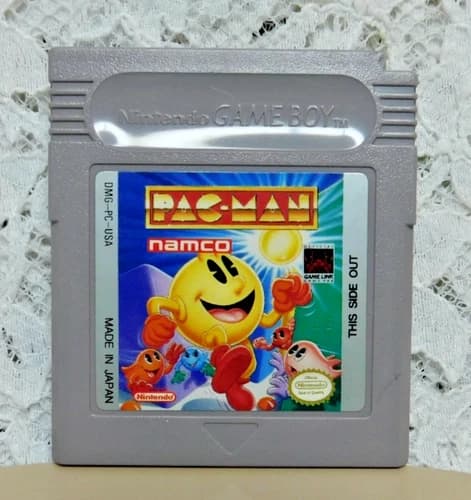Pac-Man (Nintendo Game Boy, 1991) Original Authentic Cartridge Only Tested