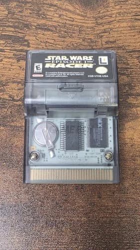 Star Wars Episode 1 Racer (Nintendo Game Boy Color 1999) w/ battery cover- saves