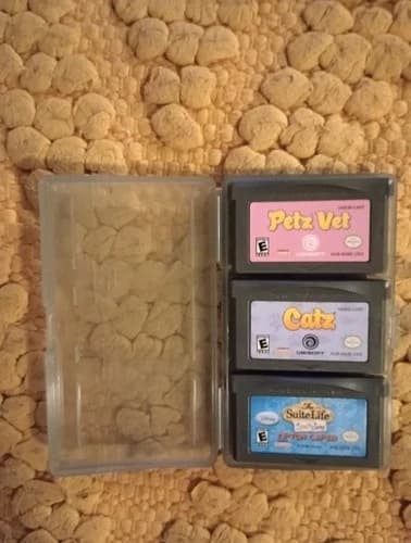 Nintendo Game Boy Advance GBA Petz Vet, Catz,The Suite Life