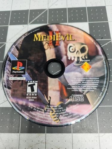 MediEvil 2 II (Sony PlayStation 1, 2000) PS1 Disc Only