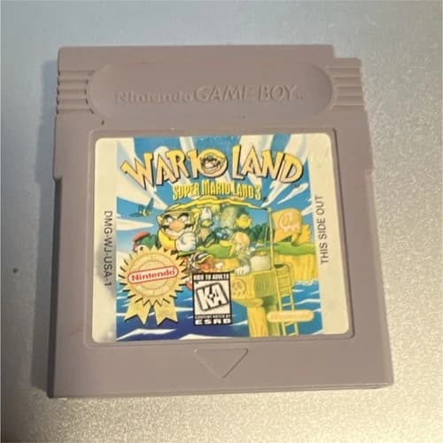 Nintendo Wario Land: Super Mario Land 3 Game Boy NTSC-U/C KA