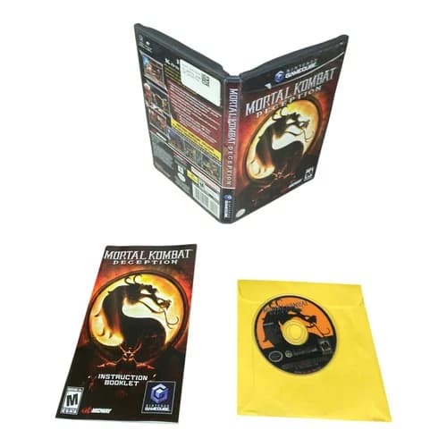 Nintendo GameCube NGC CIB COMPLETE TESTED Mortal Kombat Deception