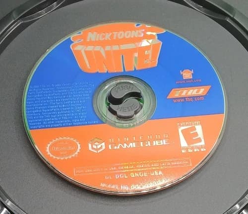 Nicktoons Unite (Nintendo GameCube, 2005) Disc Only