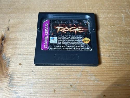 Primal Rage (Sega Game Gear, 1995) - Cart Only - Tested Ships Free