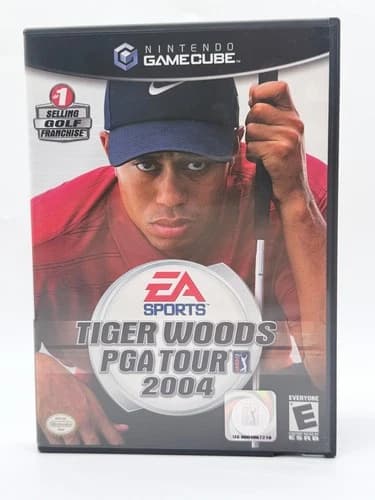 Tiger Woods PGA Tour 2004 (Nintendo GameCube, 2003) 2 Discs- TESTED & WORKS