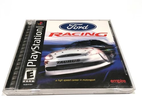 ❤️ Ford Racing PS1 PlayStation 1 PSX PSOne CIB Complete Black Label Video Game
