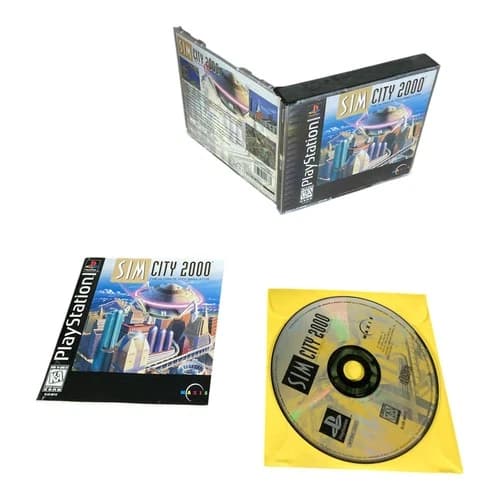 Sony PlayStation 1 PS1 CIB COMPLETE TESTED SimCity 2000 BL