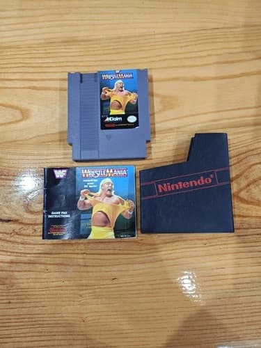 Acclaim WWF WrestleMania NES Cartridge Sports Wrestling Game NTSC-U/C