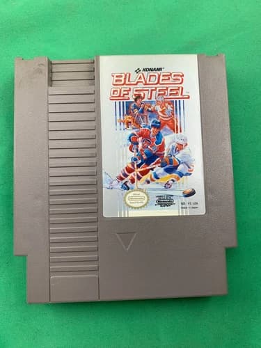 Blades Of Steel Nintendo NES Cartridge