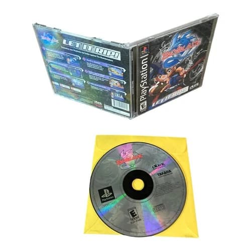 Sony PlayStation 1 PS1 CIB COMPLETE TESTED Beyblade CF S