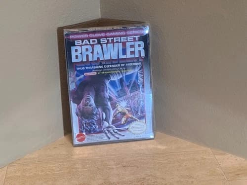 BAD STREET BRAWLER — NES | COMPLETE IN BOX (CIB) | POWER GLOVE |1989| TESTED