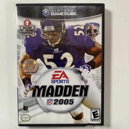 Madden NFL 2005 Nintendo GameCube Complete in Box CIB TESTED