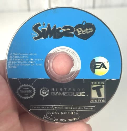 Nintendo Gamecube The Sims 2 Pets Disc Only Cleaned & Tested