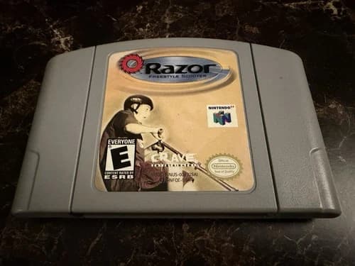 Authentic Razor Freestyle Scooter Nintendo 64 N64 Cart Only