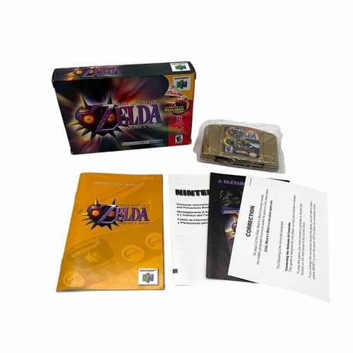 The Legend of Zelda Majora’s Mask Nintendo 64 N64 Complete CIB Authentic