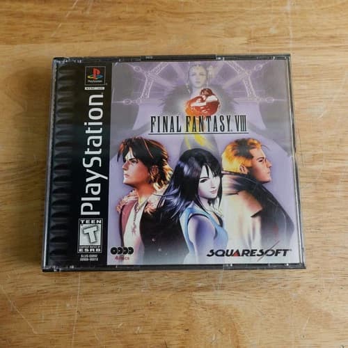 Final Fantasy VIII 8 (PlayStation 1, 1999) PS1 Black Label CIB Complete