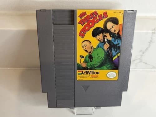 The Three Stooges - 1989 NES Nintendo Game - Cart Only - TESTED!