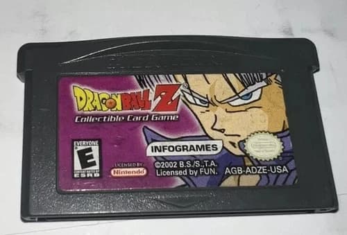 Dragon Ball Z Collectible Card Game Nintendo Game Boy Advance 2002 GBA Tested