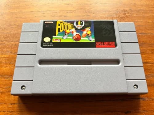 Super Play Action Football (SNES, 1992) Authentic, Tested, Good Cond, Fast Ship!
