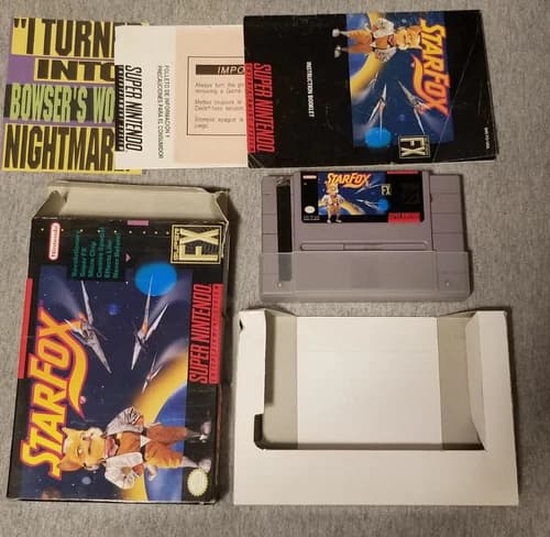 Star Fox SNES Super Nintendo Complete In Box 1993 - Fantastic Eye Candy CIB