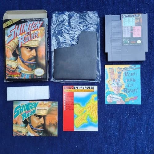 Shingen The Ruler Nintendo NES Complete in Box CIB