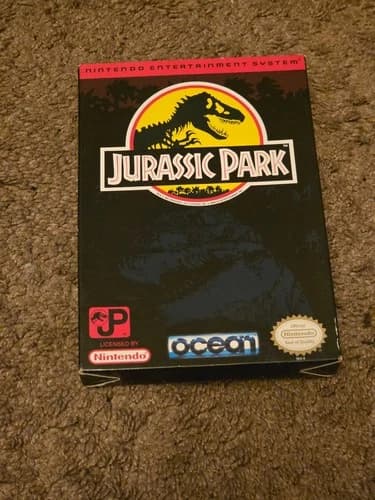 Jurassic Park (Nintendo Entertainment System, 1993) NES CIB with Foam