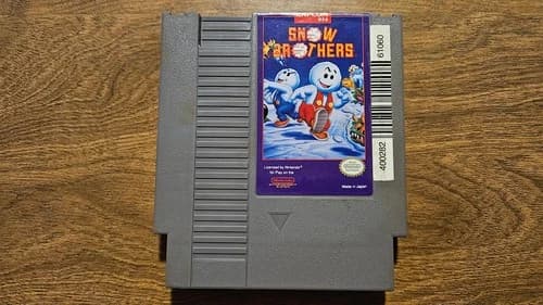 Snow Brothers Cartridge Only Tested Authentic Nintendo Entertainment System NES