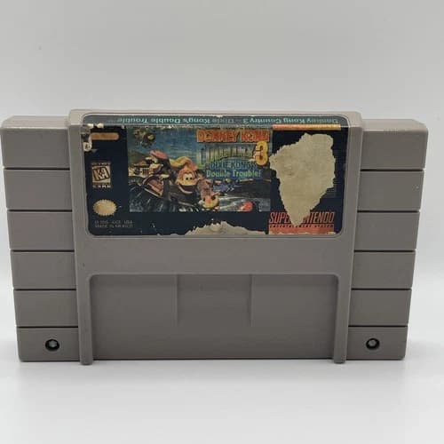 Donkey Kong Country 3 Dixie Kong's Double Trouble SNES Nintendo Cartridge Only