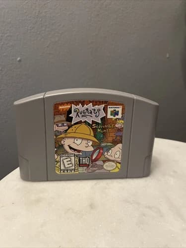 Rugrats: Scavenger Hunt (Nintendo 64, 1999) N64 Authentic Cartridge Only