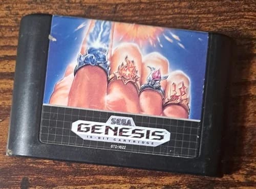 Jewel Master (Sega Genesis, 1991) LOOSE CART ONLY CLEANED, TESTED & WORKING