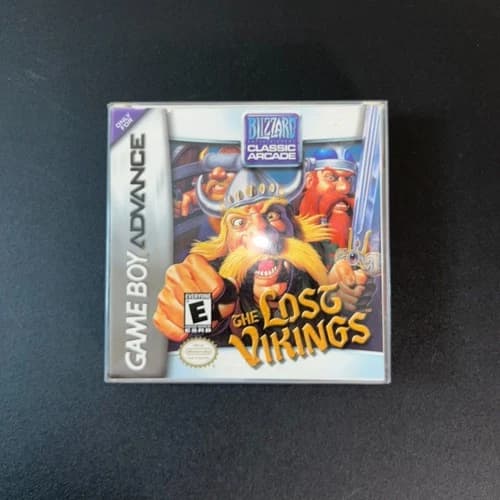 The Lost Vikings GBA Game Boy Advance CIB Complete w/ Manual Blizzard Arcade