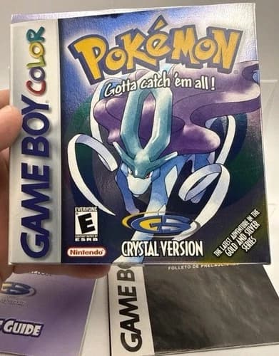 Pokemon: Crystal Version (Game Boy Color, 2001) Nintendo CIB FAST SHIPPING