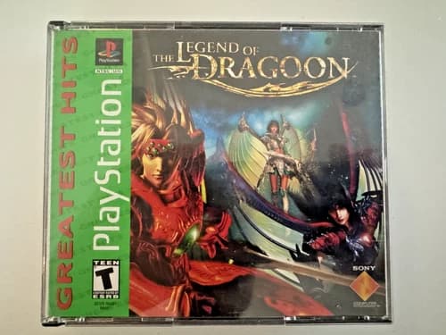 The Legend of Dragoon – Sony PlayStation 1 PS1 – Complete In Box – Case Crack