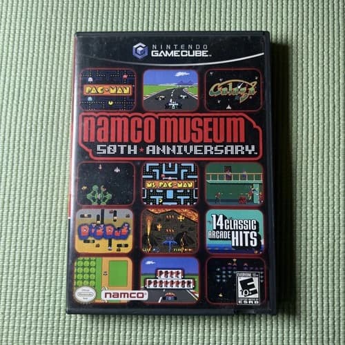 Namco Museum 50th Anniversary (Nintendo GameCube, 2005) CIB - Tested & Working